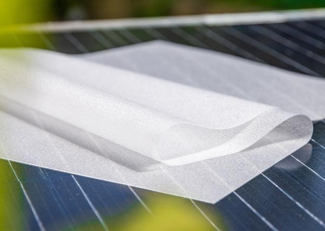 Solar encapsulation film material sample