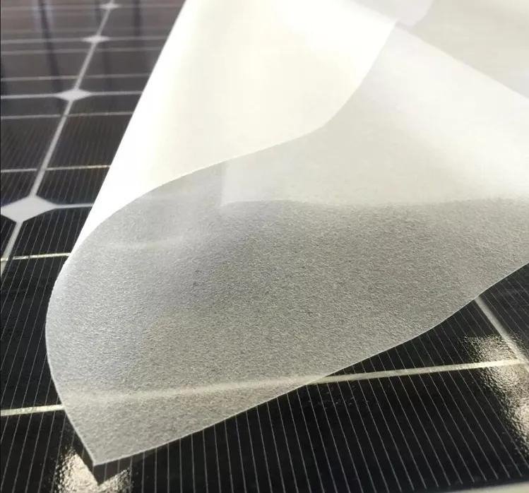 Encapsulation film roll close-up